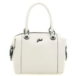 Borsa Trasformabile in Pelle Bianco con Tracolla