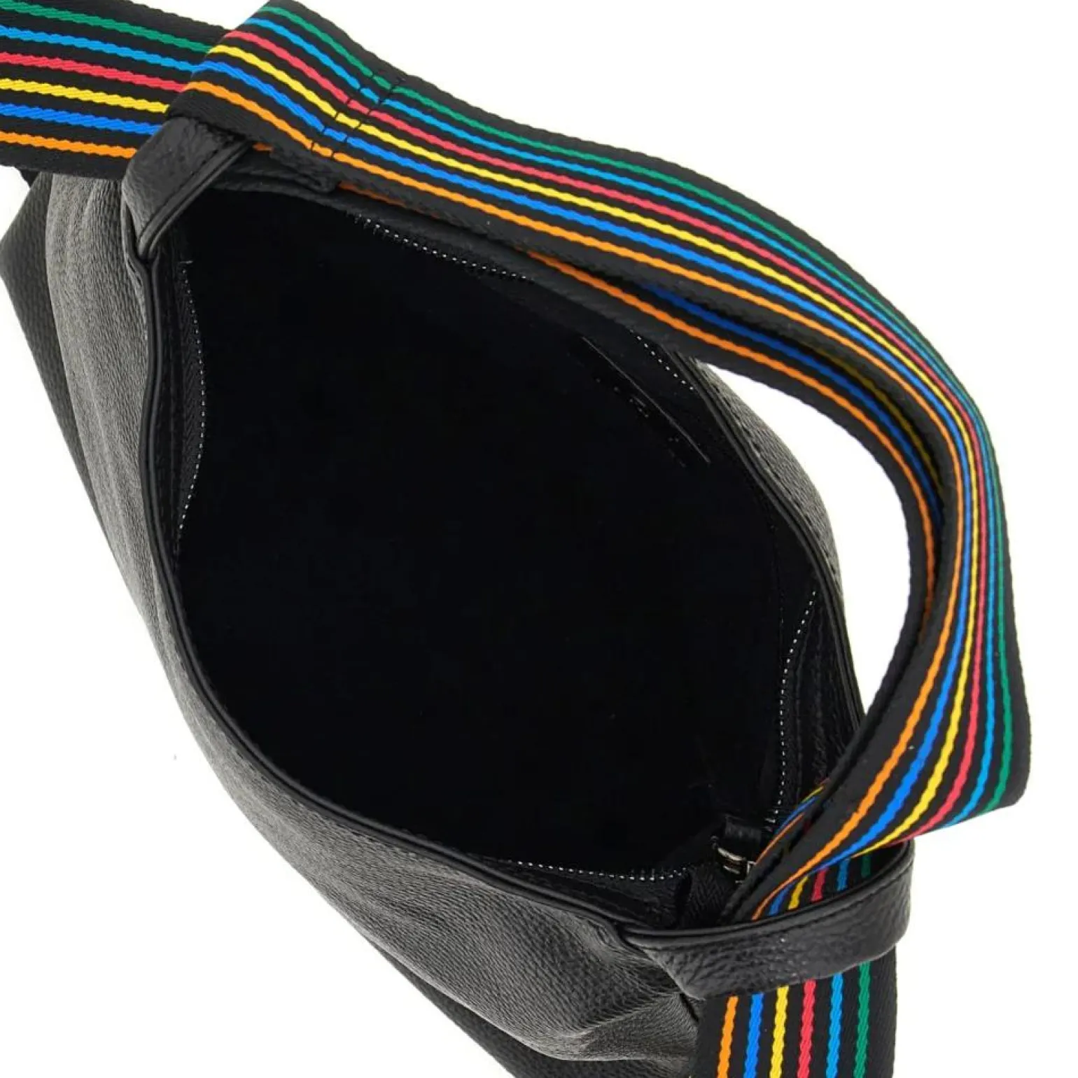 Borsa Zaino Trasformabile in Pelle Nera