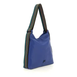 Borsa Zaino Trasformabile in Pelle Lapislazzulo