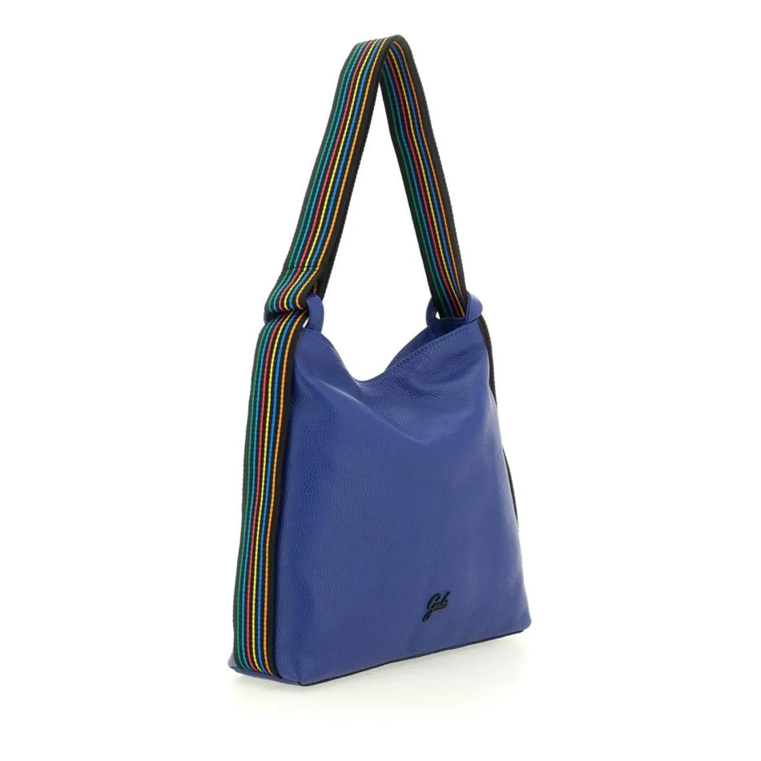 Borsa Zaino Trasformabile in Pelle Lapislazzulo