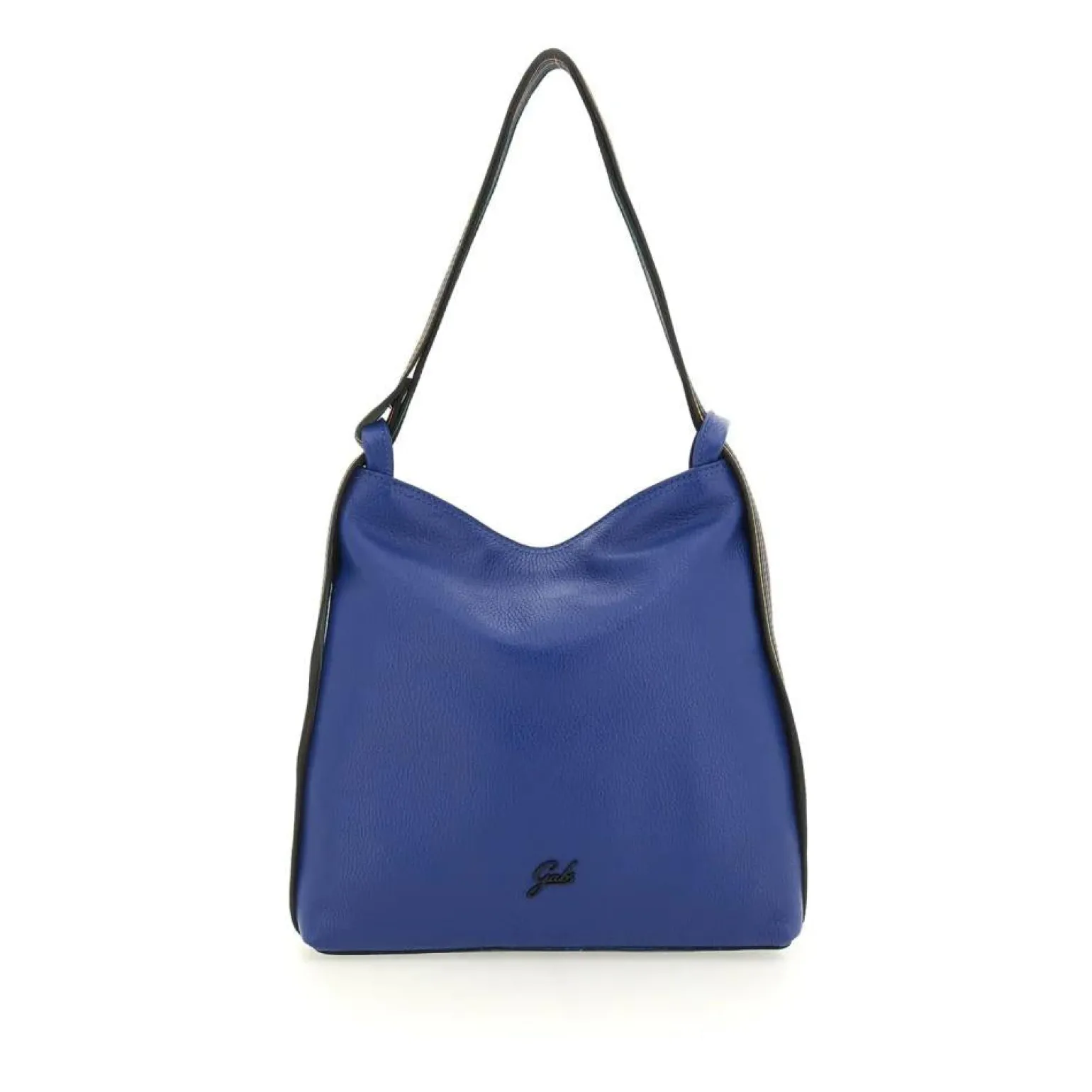 Borsa Zaino Trasformabile in Pelle Lapislazzulo