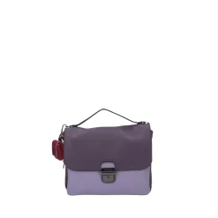 Borse Donna Tracolla Pelle Mirtillo Multi