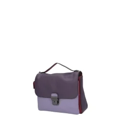 Borse Donna Tracolla Pelle Mirtillo Multi