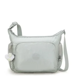 Borse Tracolla Multitasche Metallic Argento