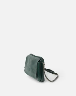 Borsetta Donna Pelle Verde