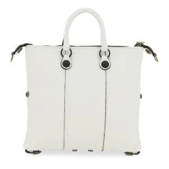 Borsetta Icon Trasformabile in Pelle Bianca con Tracolla