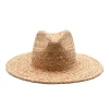 Cappello Fedora Unisex in Rafia Naturale