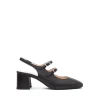 Chanel con Tacco in Pelle Nera