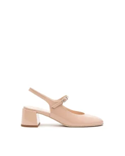 Chanel Sling Back in Vernice Cipria