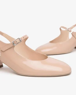 Chanel Sling Back in Vernice Cipria