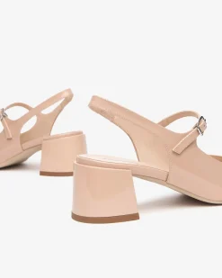 Chanel Sling Back in Vernice Cipria
