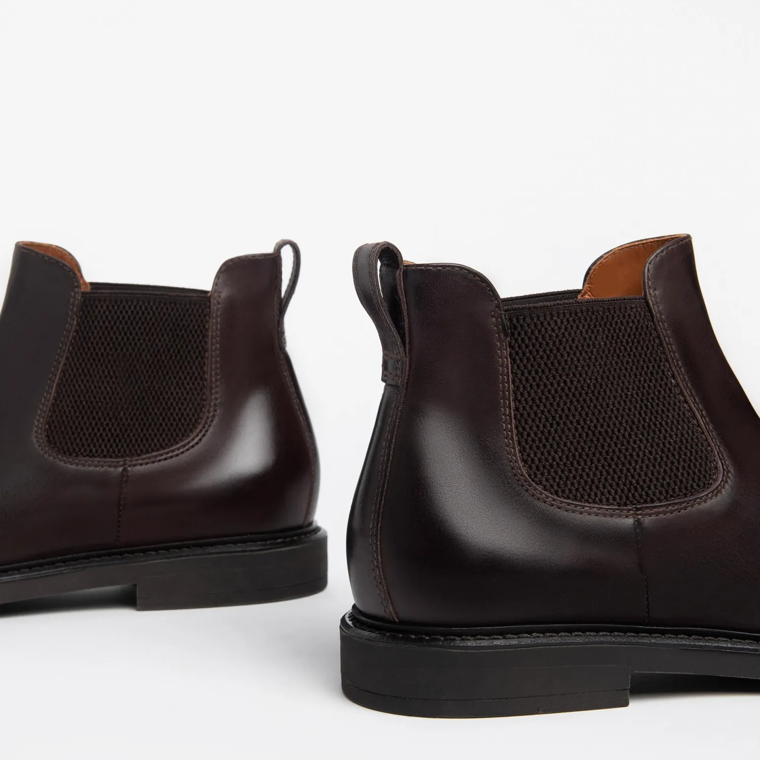 Chelsea Uomo in Pelle Marrone