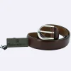 Cintura Uomo in Pelle Cuoio