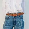 Cinture Donna Pelle Cuoio