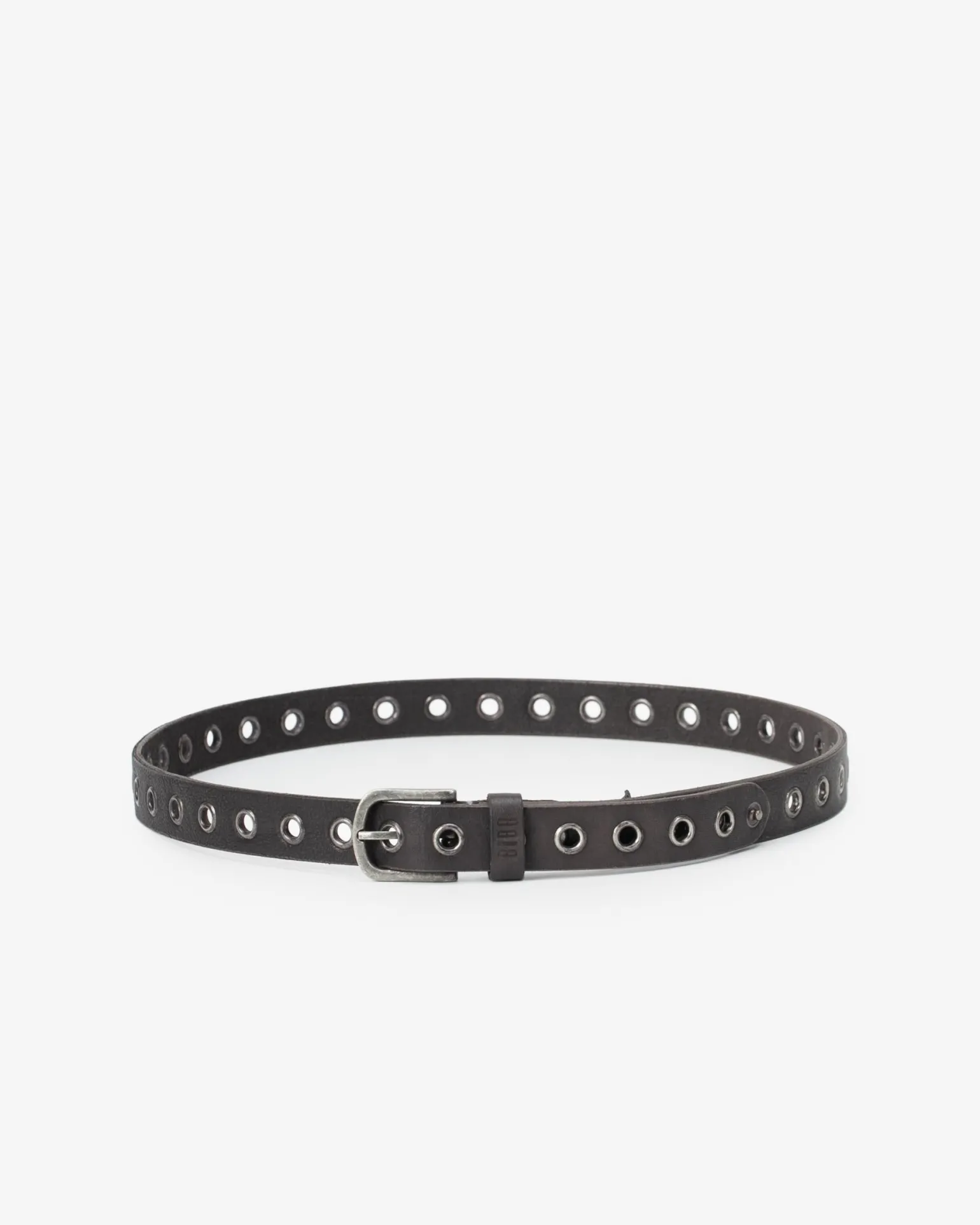 Cinture Donna Pelle Nero Occhielli