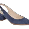 Decolletè Chanel in Pelle Camoscio Blu