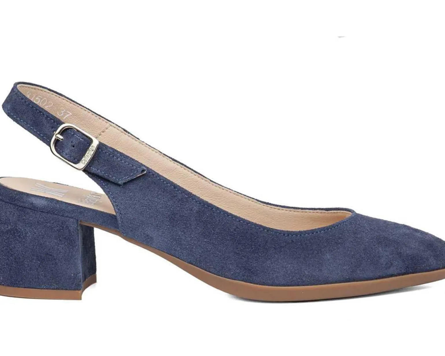 Decolletè Chanel in Pelle Camoscio Blu