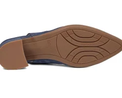 Decolletè Chanel in Pelle Camoscio Blu