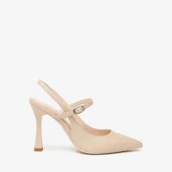 Decolletè Mary Jane Pelle Lino Premium Collection