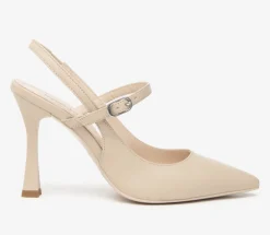 Decolletè Mary Jane Pelle Lino Premium Collection