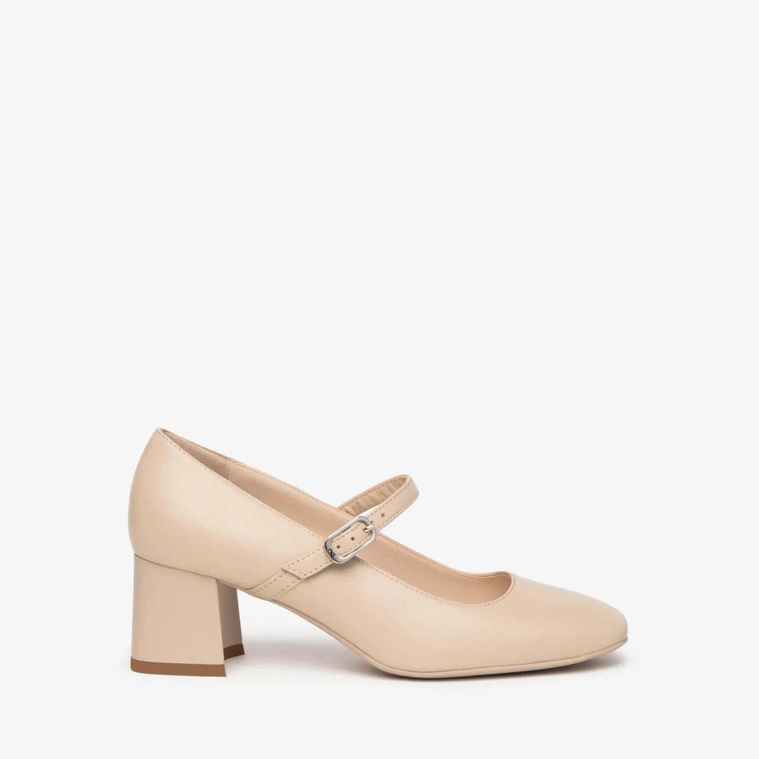 Decolletè Pump Pelle Lino