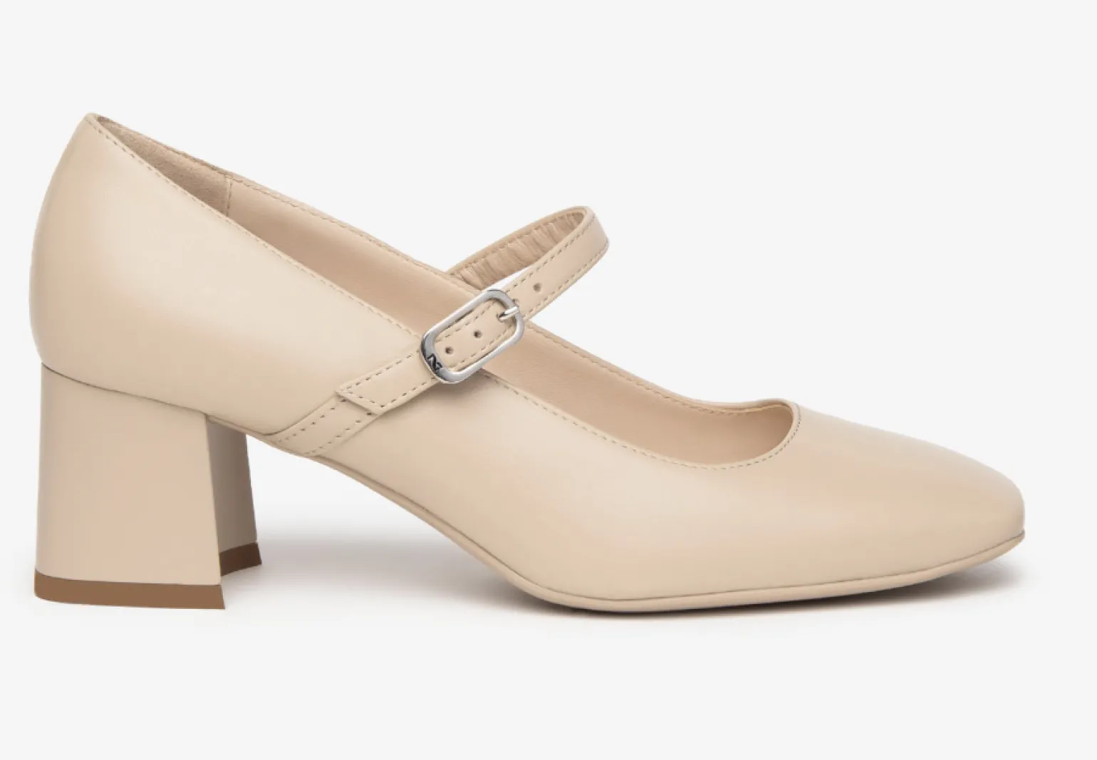 Decolletè Pump Pelle Lino