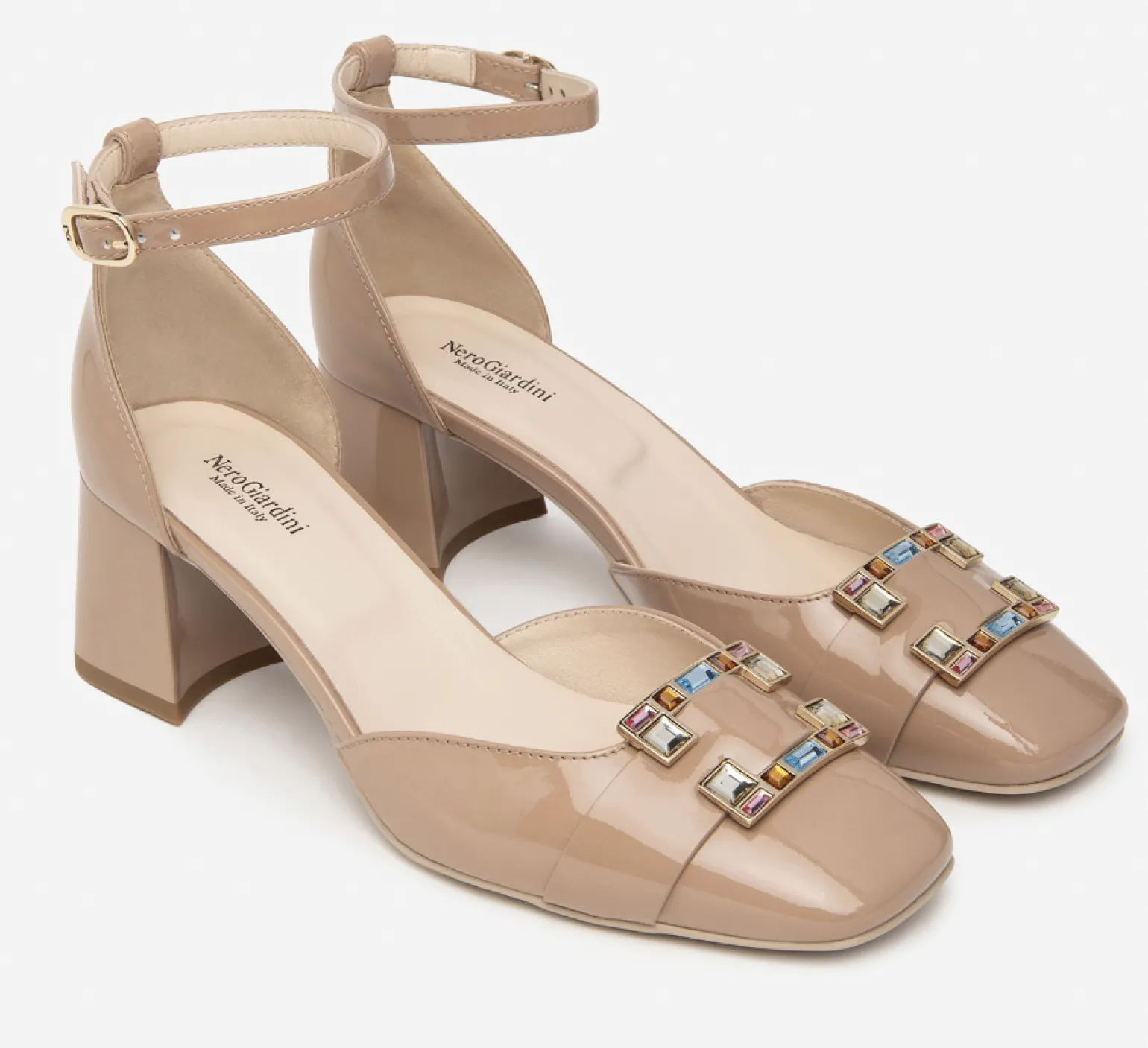 Decolletè Pump Vernice Nude