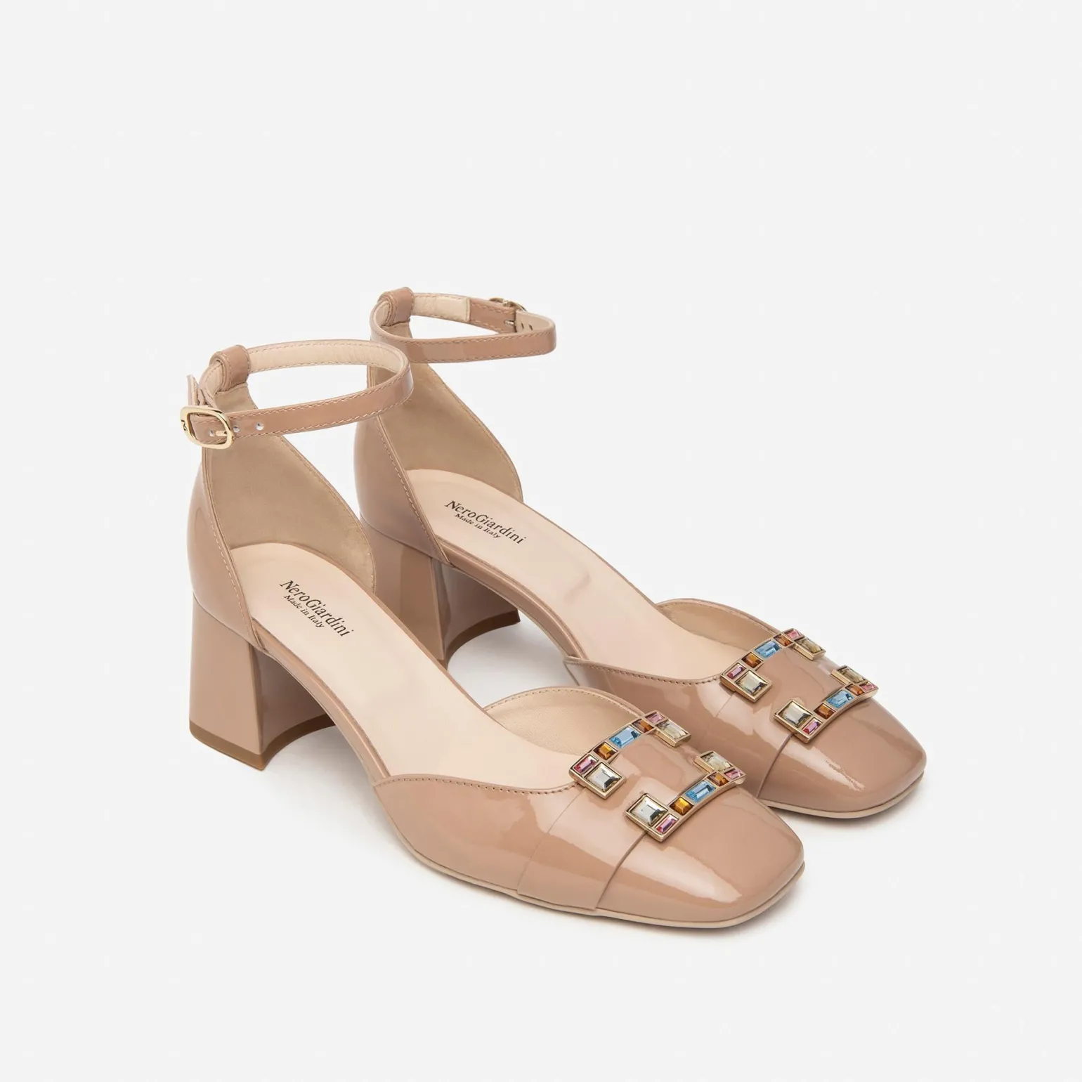 Decolletè Pump Vernice Nude