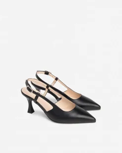 Decollete Chanel in Pelle Nero