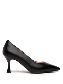 Decollete in Pelle Nero