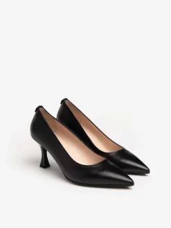 Decollete in Pelle Nero