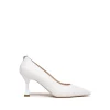 Decollete Sposa in Pelle Bianco