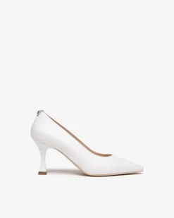 Decollete Sposa in Pelle Bianco