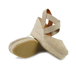 Espadrillas Alte in Camoscio con Elastici Desert