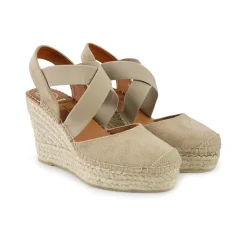 Espadrillas Alte in Camoscio con Elastici Desert