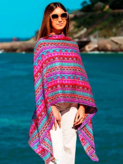 Foulard in Lana Misto Seta Rosso