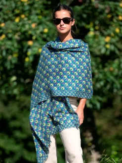 Foulard in Lana Misto Seta Verde