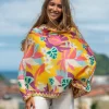 Foulard in Lana Misto Seta Giallo