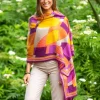 Foulard in Lana Misto Seta Rosa