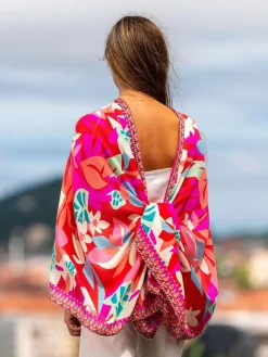 Foulard in Lana Misto Seta Rosso