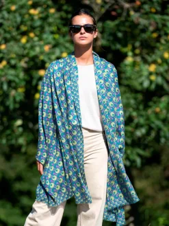 Foulard in Lana Misto Seta Verde