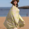 Foulard Pareo in Cotone Stampato Fantasia Verde