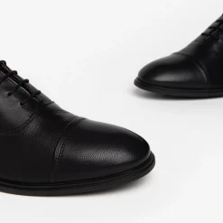 Francesine Uomo in Pelle Nera Elegante