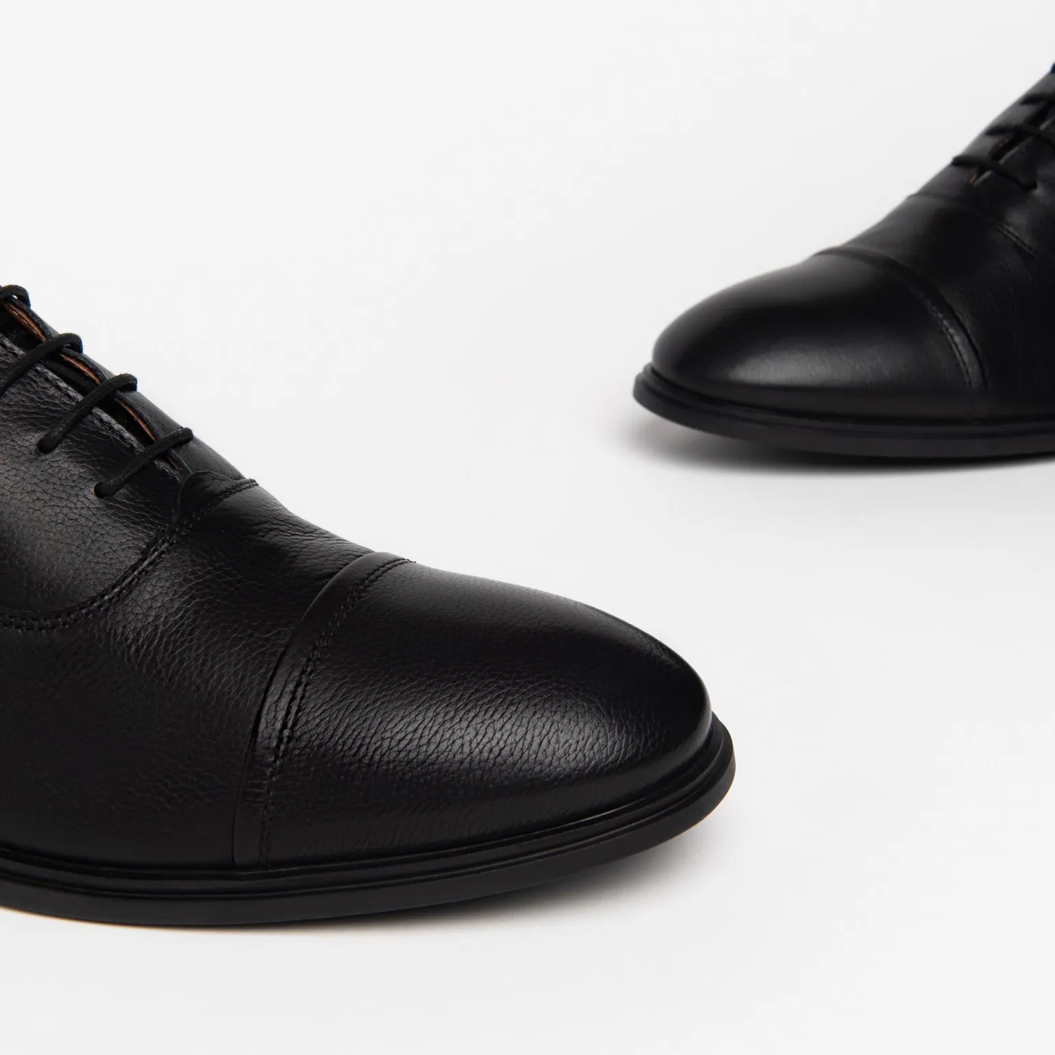 Francesine Uomo in Pelle Nera Elegante
