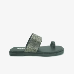 Infradito Donna Basso Nero