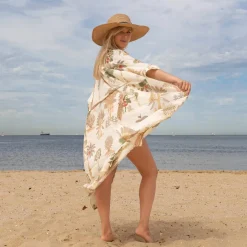 Kimono Caftano in Cotone