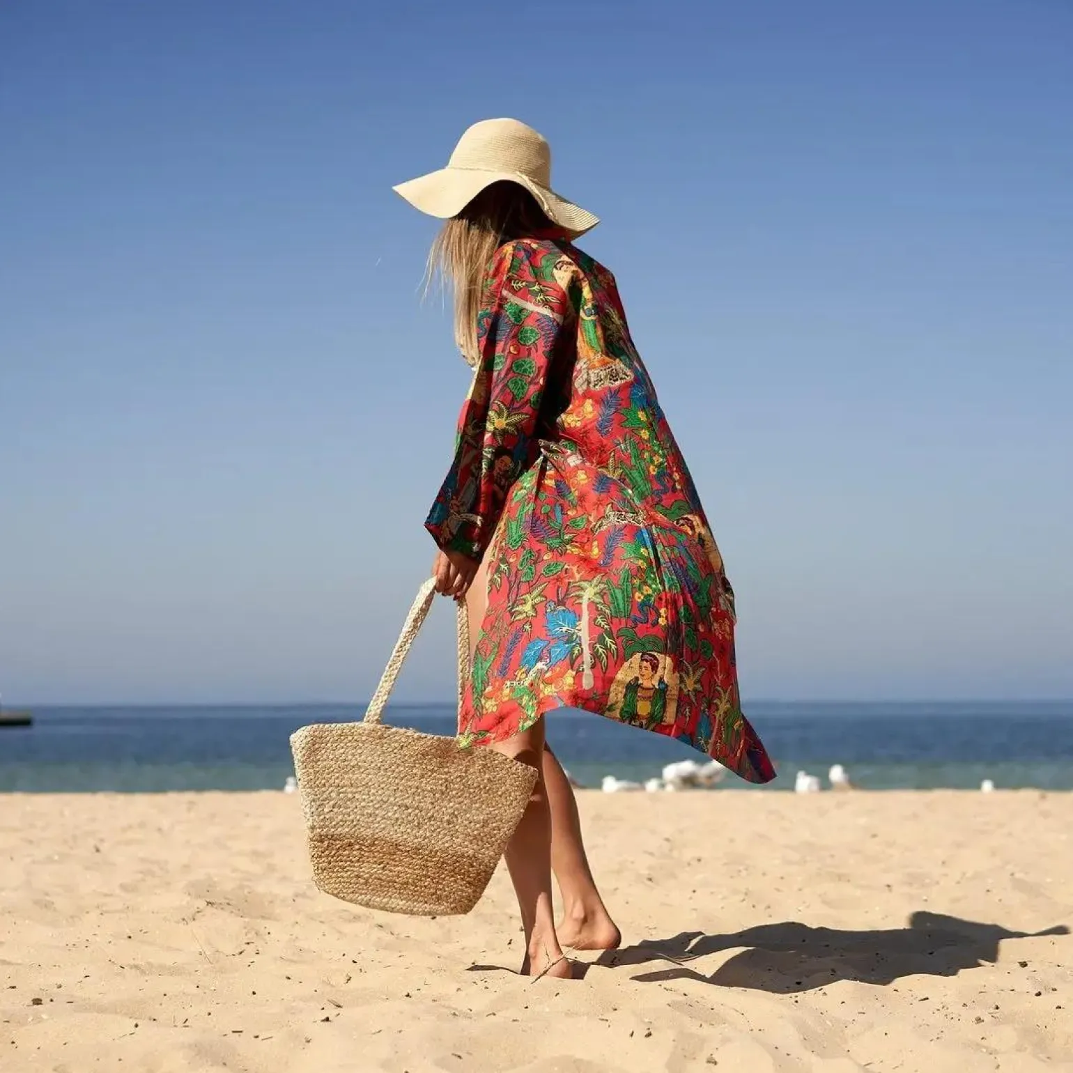 Kimono Caftano in Cotone
