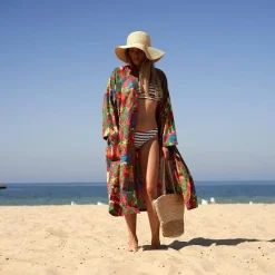 Kimono Caftano in Cotone
