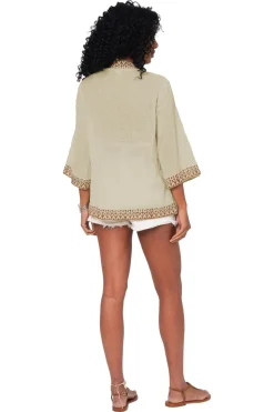 Kimono Estivo Corto Bianco