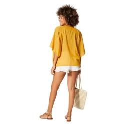 Kimono Estivo Corto Giallo
